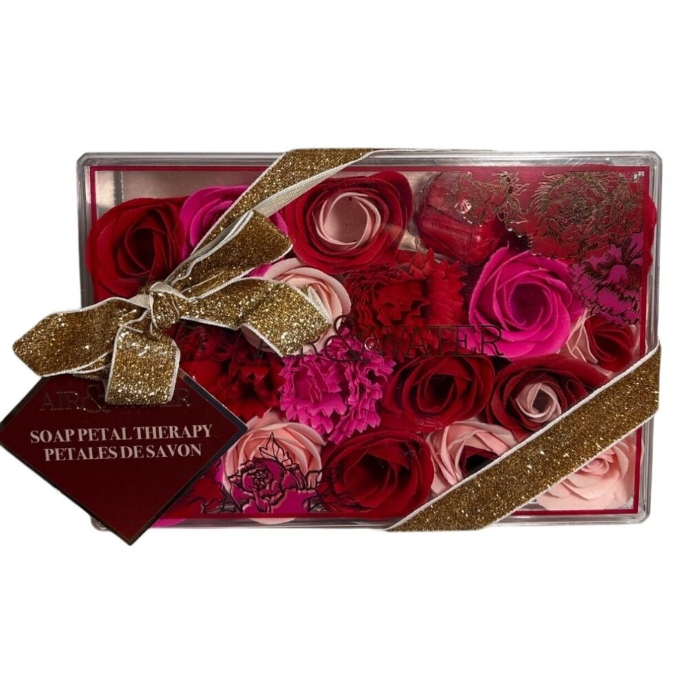 Air & Water Soap Petal Therapy Set Rose Champagne Scent